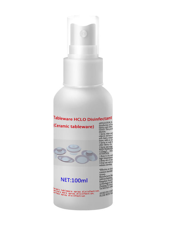 Non Toxic HCLO Disinfectant For Ceramic Tableware Disinfection